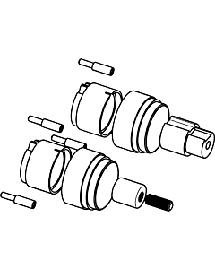 Hansa rallonge 59913592 20 mm, pour thermostat