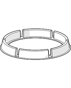 Hansa gasket 45, 1930 x 35.5 x 5.4 59913651 45 x 35.5 x 5.4