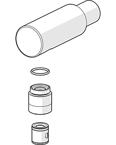 Hansa Wandanschluss komplett 59913700 chr