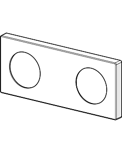 Hansa rosace 175 x 75 mm chromé à matrice 59913703 chr