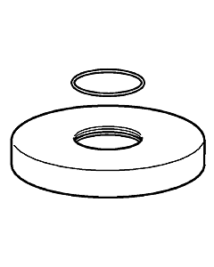 Hansa Abdeckrosette komplett d: 135 mm 59913726 chr