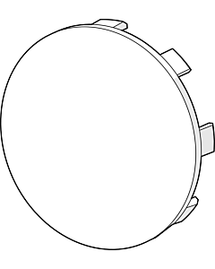 Hansa Griffdeckel chrom 59913850