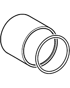 Hansa cover sleeve 59913927 chrome 59913927