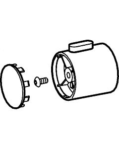 Hansa Temperatur Prisma Wählgriff komplett 59913938 59913938 chr