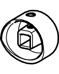 Hansa Hebelkappe chrom 59913956