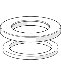 Hansa Rosette d: 55 mm chrom komplett 59913963