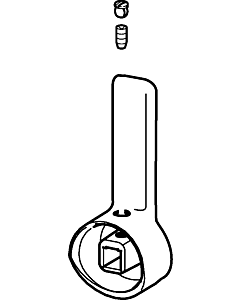 Hansa lever Ligna 2.5 side-operated 59914001