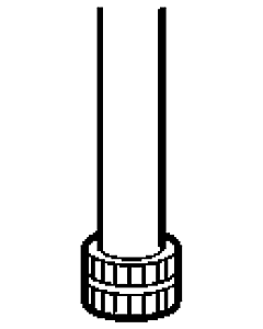 Hansa Anschlussrohr M10x1 - M14x1, 220 mm 59914041 M14x1, L=220