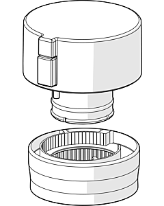 Hansa temperature adjustment handle to 6465 59914120 59914120