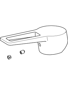 Hansa twist lever, side-operated 59914200 chr