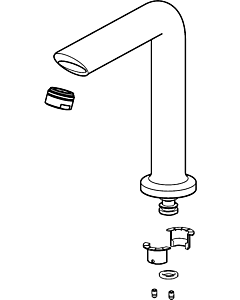 Hansa Auslauf Küche Vantis komplett 59914203 Ausld. 164 mm