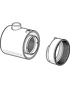 Hansa poignée de sélection de température Hansa Unita 59914206 bain douche thermostat