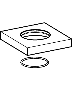 Hansa rosette 75 x 75 mm complete single - 59914212 solution