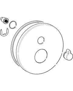 Hansa rosace d: 170 mm complet Varox Pro 59914219