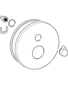 Hansa Rosette d: 170 mm komplett Varox Pro 59914221 Innendurchmesser 49,8 mm