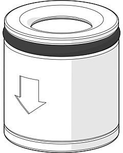 Hansa backflow preventer for 6445 59914250
