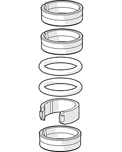 Hansa sealing set for spout 59914266
