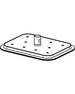 Hansa Kopfbrause eckig 59914278 257 x 197 mm