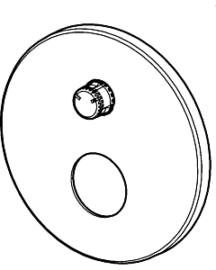 Hansa rosace baignoire douche d: 170 mm 59914302 59914302