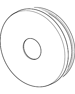 Hansa shower rosette d: 170 mm 59914421 59914421