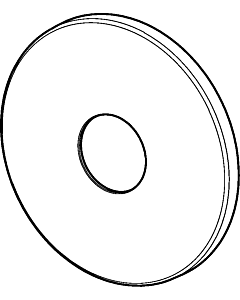 Hansa shower rosette d: 170 mm 59914424 59914424