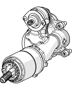 Hansa functional unit 4. 1930 bathtub-shower 59914514 59914514