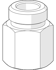 Hansa écoulement limiteur 59914666 G3 / 8, HANSA