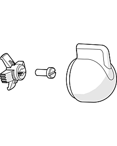 poignée Hansa pour valve de lavage / lave-vaisselle 59914715 HANSA 59914715 chrome