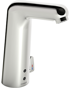 Hansa Hansamedipro Infrarot-Waschtischarmatur 05682119 Batteriebetrieb, hoher Auslauf, Ausladung 136 mm, chrom