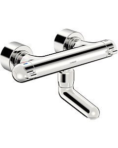 Hansa Hansamedipro wash / sink thermostat 08302281 projection 179 mm, surface-mounted, S-connections lockable, chrome