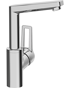 Hansa Waschtischarmatur Hansatwist 09552205 chrom, ohne Ablaufgarnitur, Ausladung 130mm