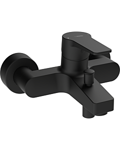 Hansa Hansatwist Wannenarmatur 0974218333 Aufputz, Vollhebel, Ausladung 162mm, mattschwarz