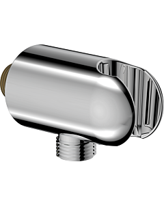 Hansa wall connection bend 290019 wall mounting, DN 15, two-part construction, chrome