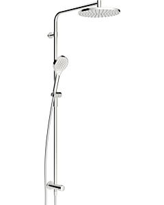 Hansa Hansaviva Duschsystem 44190300 Wandstangen-Brausenset, Gesamtlänge 118,7cm, Wandmontage, chrom