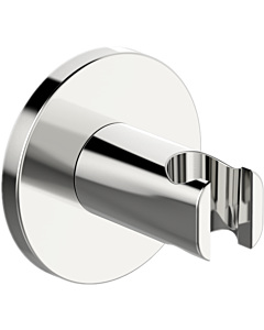 Hansa Hansaliving wall shower holder 44440163 round rosette, chrome