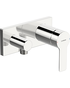 Hansa Hansamatrix Ligna mitigeur de douche 44549583 chromé , mitigeur monocommande encastré, sortie avant