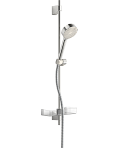 Hansa Hansabasicjet rail fixé 44780113 720 mm, douche à main à jet unique, savon chromé , match1, d = 18mm