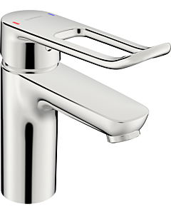 Hansa Hansaclinica mitigeur lavabo 45022186 sans garniture de mitigeur lavabo , levier de fixation, saillie 114 mm, chromé