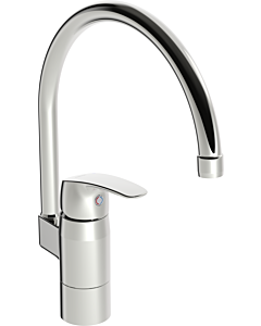 Hansa HANSAPINTO kitchen faucet 45302203, low pressure, Bluetooth-enabled, swivel, 178mm reach, chrome