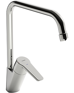 Robinet de cuisine Hansa HANSAPOLO Eco 5270220300066, bec pivotant, saillie 221 mm, chromé