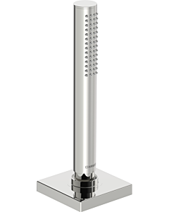 Hansa Hansastilo Fertigmontageset 53549420 Wannenrand-Handbrause, Rosette eckig, chrom