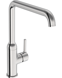 Hansa HANSAVANTIS Style kitchen tap 5420220780, side-operated, 223mm projection, brushed steel