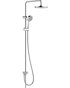 Système de douche Hansa HANSABASIC 5538, douchette Ø 90 mm, 1 jet, inverseur de pression, chromée
