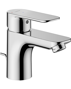 Hansa HANSABASIC washbasin tap 5540224300006 metal waste fitting, cold start function, projection 112mm, chrome