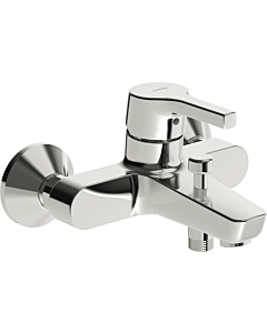 Hansa Hansapaleno bath mixer 56452103 Cable diverter, automatic reset, projection 164mm, chrome