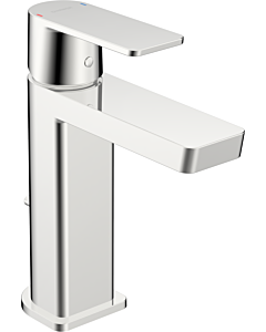 Hansa Hansastela Waschtischarmatur 57182273 chrom, mit Ablaufgarnitur, Ausladung 106mm