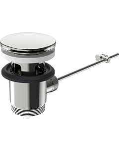 Hansa drain fitting chrome 59911441 with drain plug 63mm, chrome