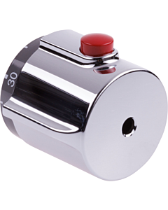 Hansa temperature selector handle for thermal 59913869 disinfection