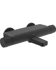 Hansa Hansaoptima mitigeur bain et douche 6513220133 thermostat, montage mural, noir mat