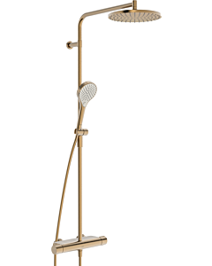 Hansa Hansaviva Duschsystem 6515920181 Regenbrause, Thermostat, Wandmontage, Bronze gebürstet